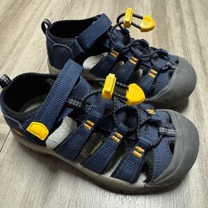 Keen Navy & Yellow Kids Closed-Toe Sport Sandals